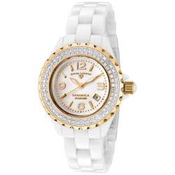 Swiss Legend Women's Karamica White High-Tech Ceramic Diamond Watch