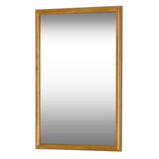 DreamLine Framed Oak Bathroom Mirror