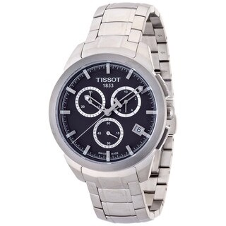 Tissot Men's Quartz Titanium Black Dial Chronograph Watch