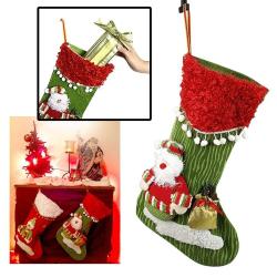 Green/ Red Christmas Stocking