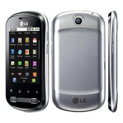 LG Optimus Me P350 GSM Unlocked Silver Cell Phone