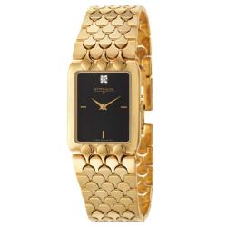 Wittnauer Men's 'Wisp' Yellow Goldplated Stainless Steel Diamond Quartz Watch