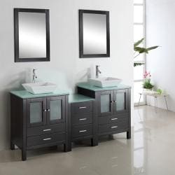 Hilford 72-inch Double-sink Bathroom Vanity Set