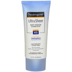 Neutrogena Ultra Sheer Dry Touch SPF 45 3-ounce Sunblock