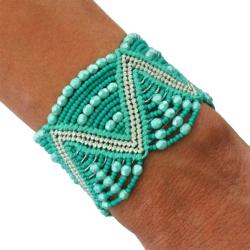 Princesa Aquamarine Macrame Bracelet (Guatemala)