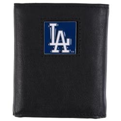 Los Angeles Dodgers Men's MLB Genuine Leather Tri-Fold Wallet