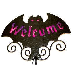 Sienna Halloween Bat Welcome Sign