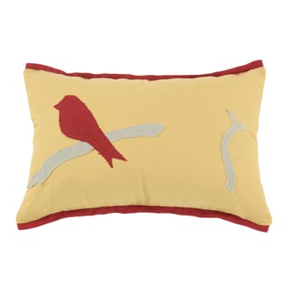 Pebbletex Nugget Bird Lava Flanged Pillow