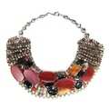 Exquisite Charm Mix Stone Autumn Collar Necklace (Thailand)