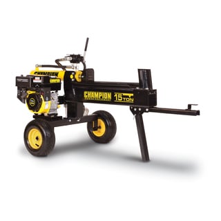 Champion 15-ton Horizontal/ Vertical Hydraulic Log Splitter with Log Catcher (Unassembled)