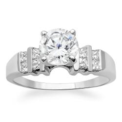 14k Gold 1 1/3ct TDW Certified Clarity-enhanced Diamond Engagement Ring (F-G, SI2-SI3)