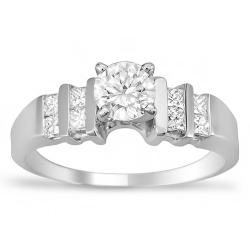 14k Gold 1ct TDW Certified Clarity-enhanced Diamond Engagement Ring (F-G, SI2-SI3)
