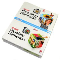 Adobe 29180387 PhotoShop Elements 6 Premiere 4 Software For XP/Vista