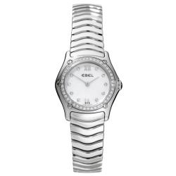 Ebel Women's 'Classic Wave' Stainless Steel Diamond Quartz Watch
