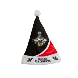 Chicago Blackhawks Stanley Cup Champion Colorblock Santa Hat