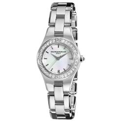 Baume & Mercier Women's 'Linea' Mother Of Pearl Dial Diamond Watch