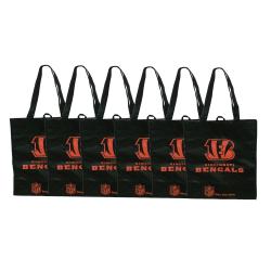 Cincinnati Bengals Reusable Bags (Pack of 6)