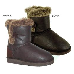 'I-Comfort' Bailey Faux-fur Button Boots