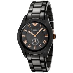 Emporio Armani Women's Black Ceramic Watch