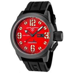 Swiss Legend Men's 'Submersible' Black Silicon Watch