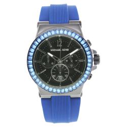 Michael Kors Women's Classic Stainless Steel Blue Strap Watch