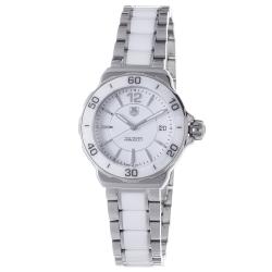 Tag Heuer Women's 'Formula 1' Stainless Steel White Ceramic Watch