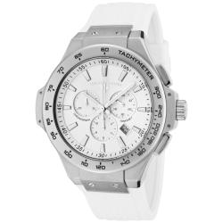 Swiss Legend Men's 'Maverick' White Rubber Chronograph Watch