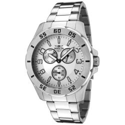 Invicta Men's 'Invicta II' Silver Dial Stainless Steel Watch