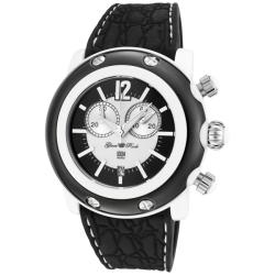 Glam Rock Women's 'Miami Beach' Black Silicon Chronograph Watch