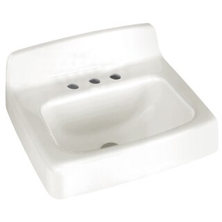 American Standard White Wall-mount Bathroom Sink