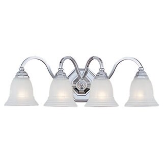 Sea Gull Lighting Four-Light Chrome Wall/Bath Lighting Fixture
