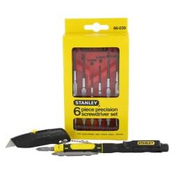 Stanley Portable Precision 4-in-1 Screwdriver and Pocket Knife Tool Set