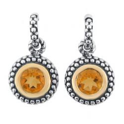 Meredith Leigh 14k Gold Citrine Earrings