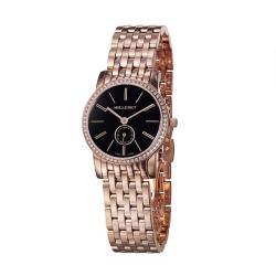 Milleret Women's 'Classic' Stainless Steel Rose Gold Plated Diamonds Watch