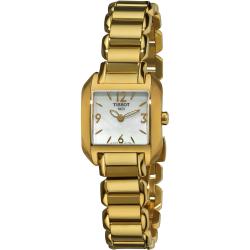 Tissot Women's 'T Wave' Goldtone Stainless Steel Quartz Watch