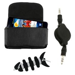 Leather Case/ Headset Wrap/ Audio Cable for Cell Phone