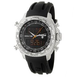 Timberland Men's 'Steprock' Stainless Steel Silicon Quartz Watch