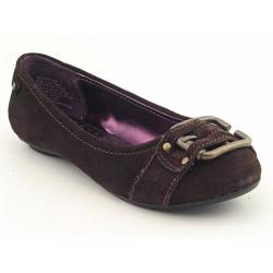 Kenneth Cole Reaction Youth Kids Girls's Ginger Tap Brown Flats
