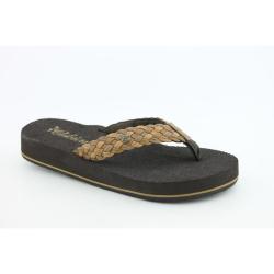 Cobian Women's Braided Bounce Brown Sandals
