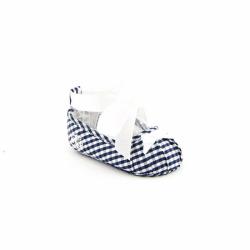 RALPH LAUREN LAYETTE Infants Baby Toddler's Pleat Blue Flats
