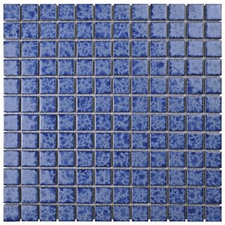 SomerTile 12 x 12-inch Watermark Square Catalan Porcelain Mosaic Tile (Pack of 10)