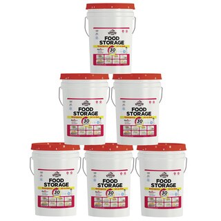 Emergency One Person 6-month Food Storage Pail Kit