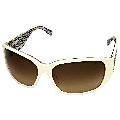Coach 'Madeline' S498 White Sunglasses