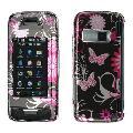 LG Voyager 10000 Butterfly Design Crystal Case