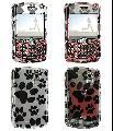 BlackBerry Curve 8300/ 8330 Paws Design Crystal Case