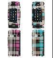 LG Voyager 10000 Check Design Crystal Case