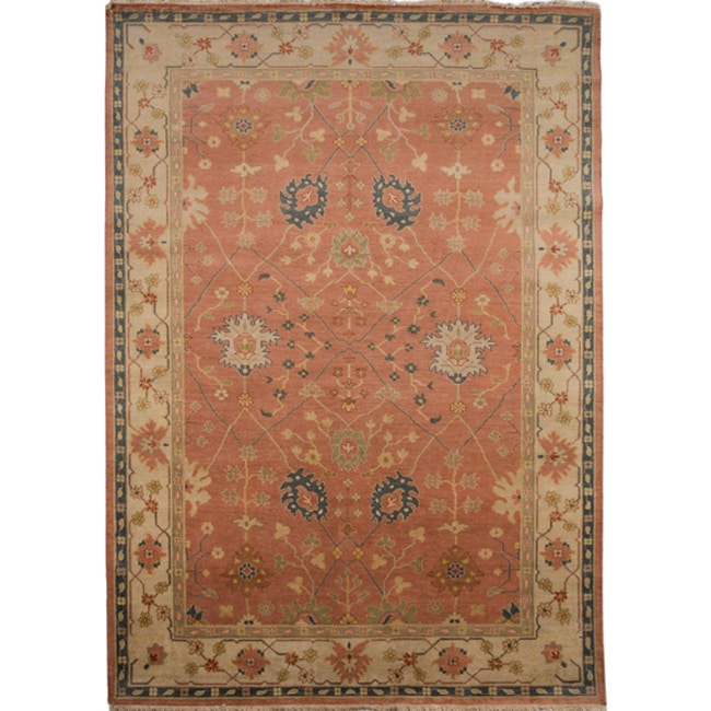 Handknotted Oriental Rust Wool Rug (6'6 X 9'6) Tekfly