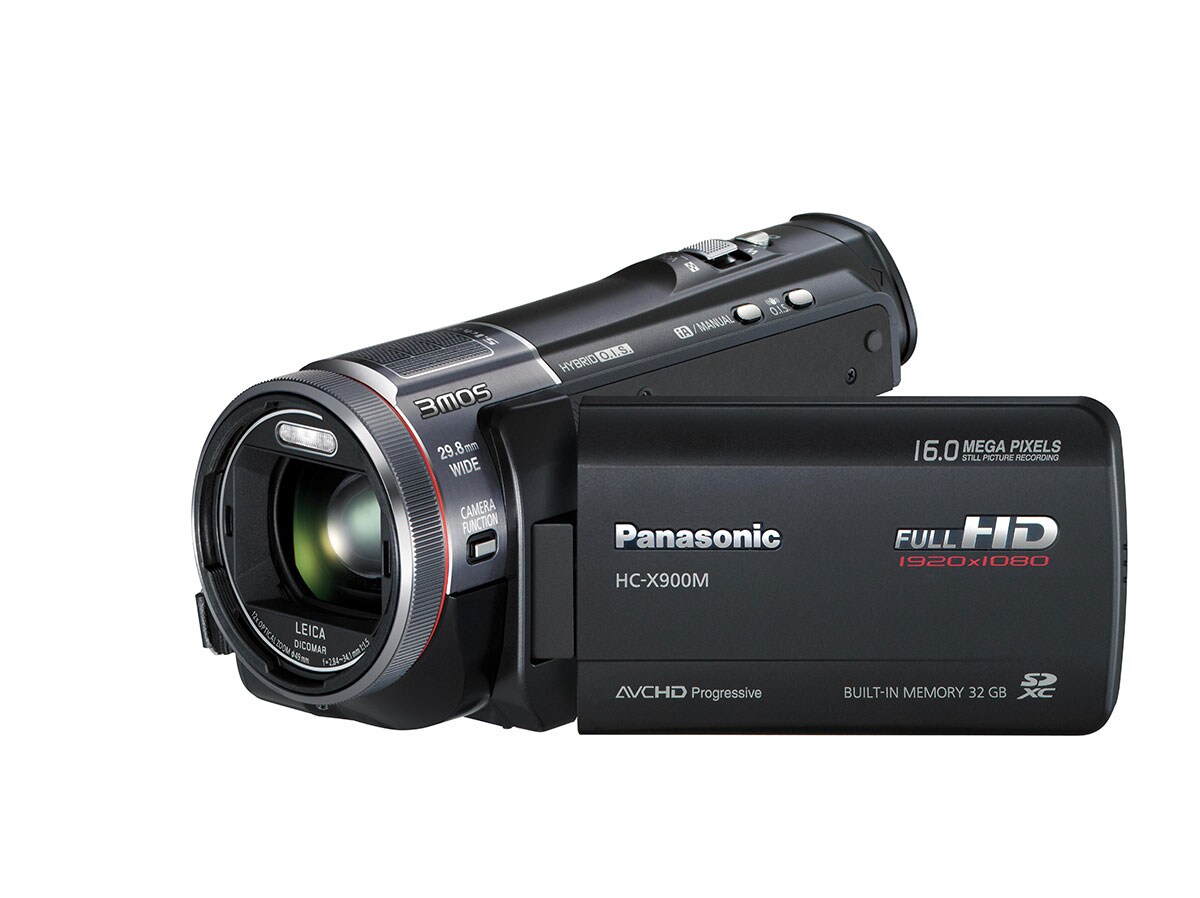 Panasonic 32GB HC-X900M 3D Ready Full HD Black Digital Camcorder