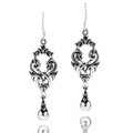 Exquisite Celtic Knots Ball Drop Sterling Silver Earrings (Thailand)