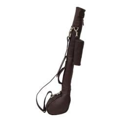 Piel Leather Driving Range Golf Caddy - Chocolate